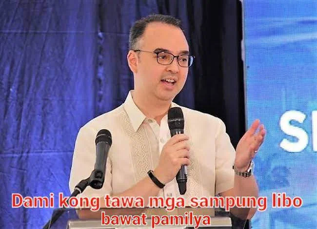 There's a strange painting of House lawmakers behind Cayetano.webp