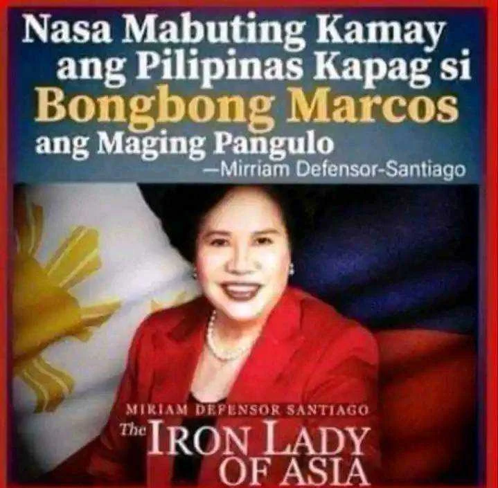 Well said by the great Miriam Santiago