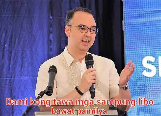 There's a strange painting of House lawmakers behind Cayetano.webp