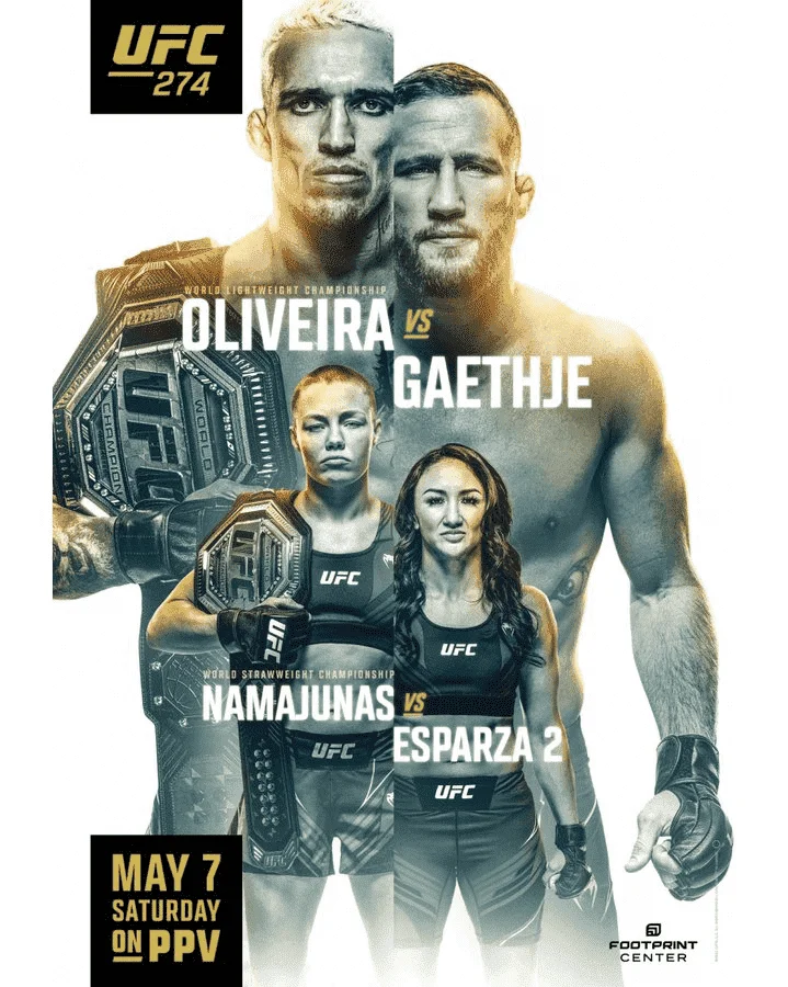 UFC 274 OLIVEIRA VS GAETHJE 2022 | HDTV | TB