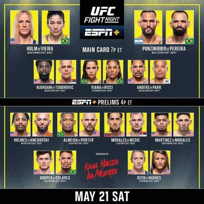 UFC FN 206 HOLMES VS VIEIRA 2022 | WEBDL | TB | FL