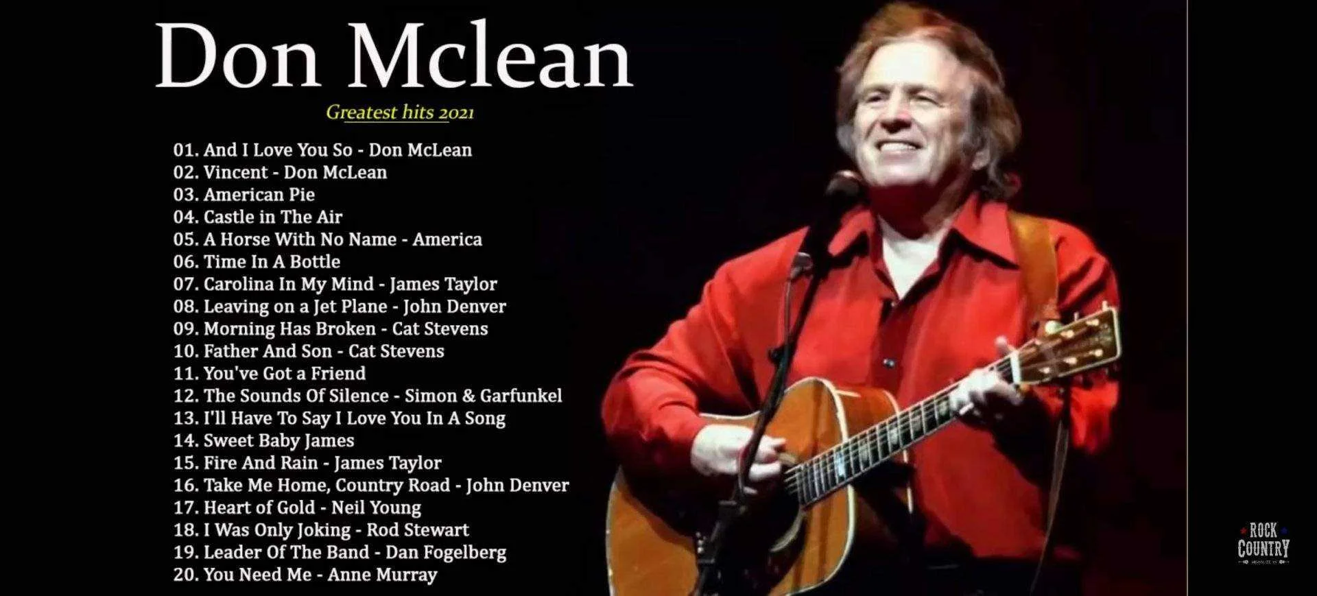 DonMclean Greatest Hits Full Album - Folk Rock And Country Collection 70_s_80_s_90_s Don Mclean--(MP3_320K).mp3