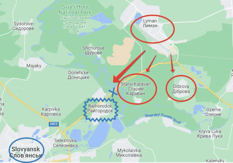 BREAKING: RUSSIAN-LED FORCES APPROACHING SLAVYANSK