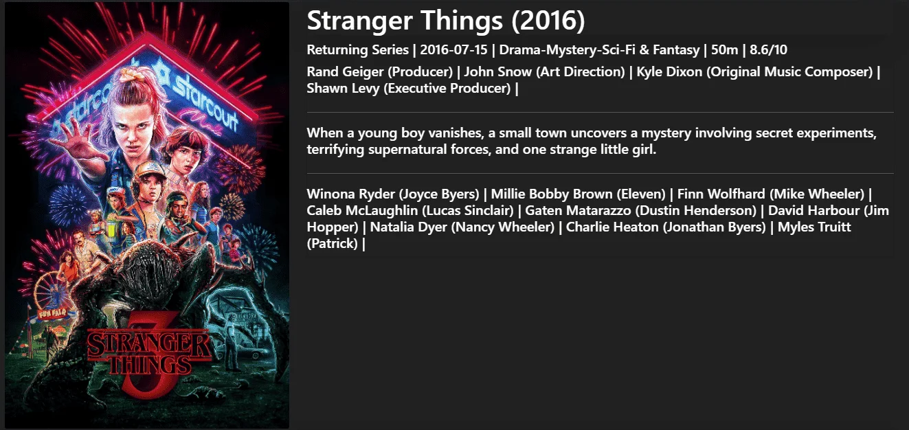 Stranger Things (2016)(GDrive Workers)(S01-S04 Ongoing)(480/720/1080/2160)
