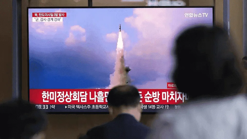 North Korea fires volley of missiles a day after US and South Korea's joint drills