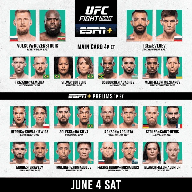 UFC FIGHT NIGHT 207 | VOLKOV vs ROZENSTRUIK | WEBDL | TB