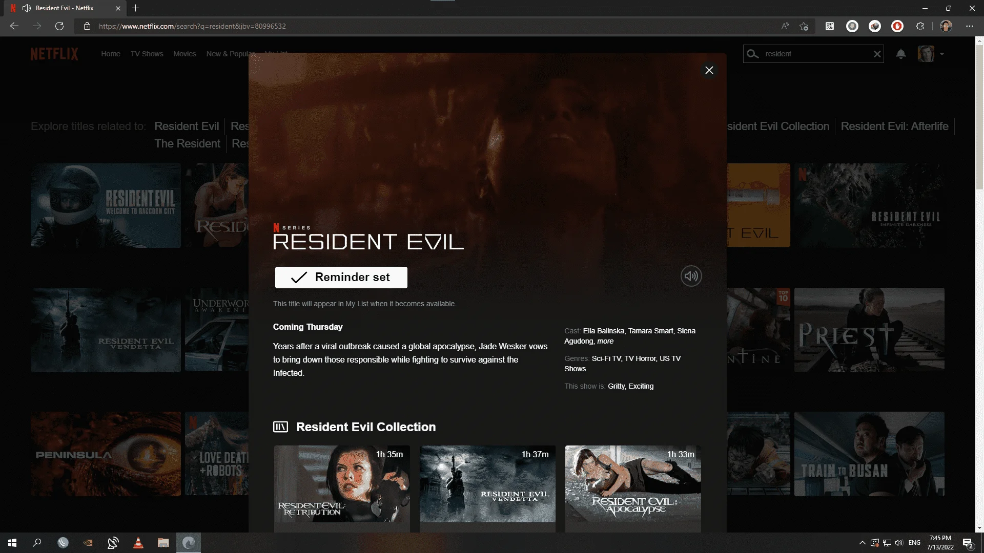 RESIDENT EVIL | NETFLIX