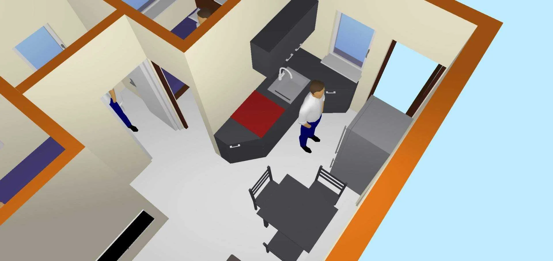 25sqm. 2 bed rooms house design5.webp