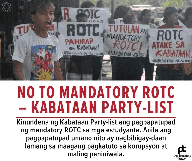 Mandatory ROTC sang ayon kaba? (RESPECT OTHER'S OPINION)