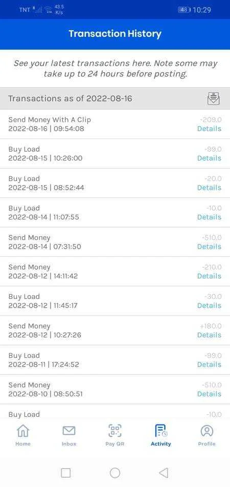 History of transactions of Gcash.webp