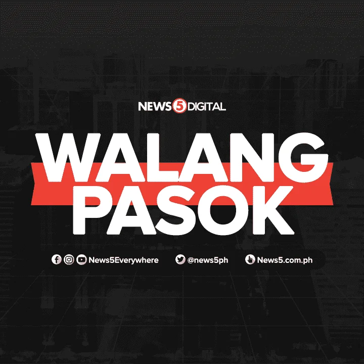 Suspendido ang klase sa mga sumusunod na lugar sa Miyerkoles, August 24 dahil sa bagyong Florita