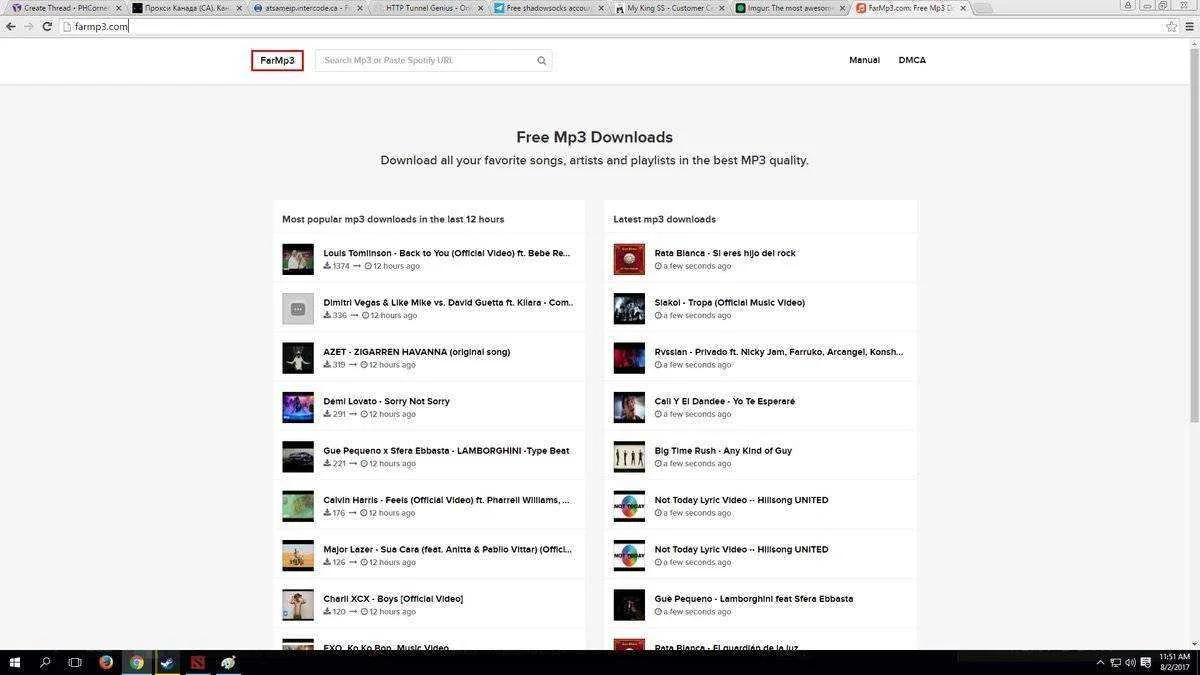 How to download spotify musics through website