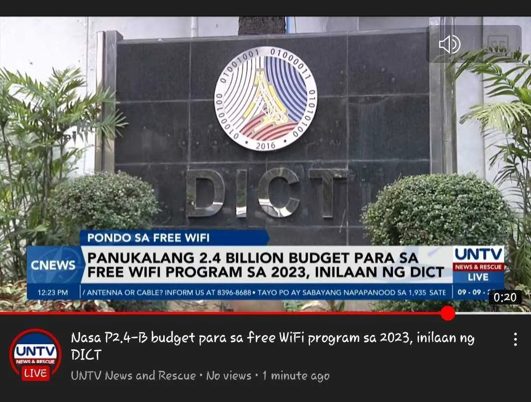 BroadBand ng Masa | Free Wifi Program 2023 | 2.4-B Budget DICT