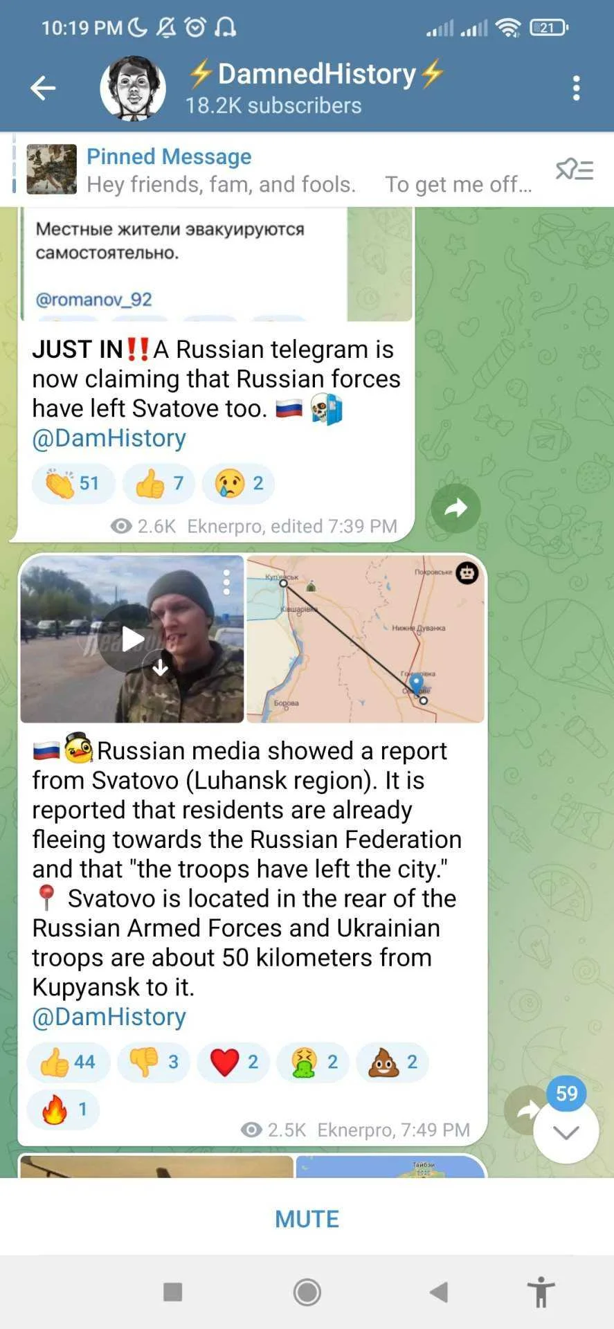 Russian and Ukraine