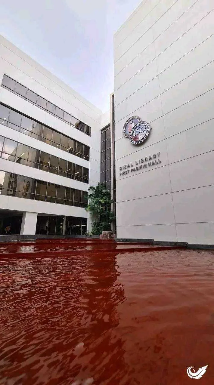 Bloody Fountain in celebration of Martial Law