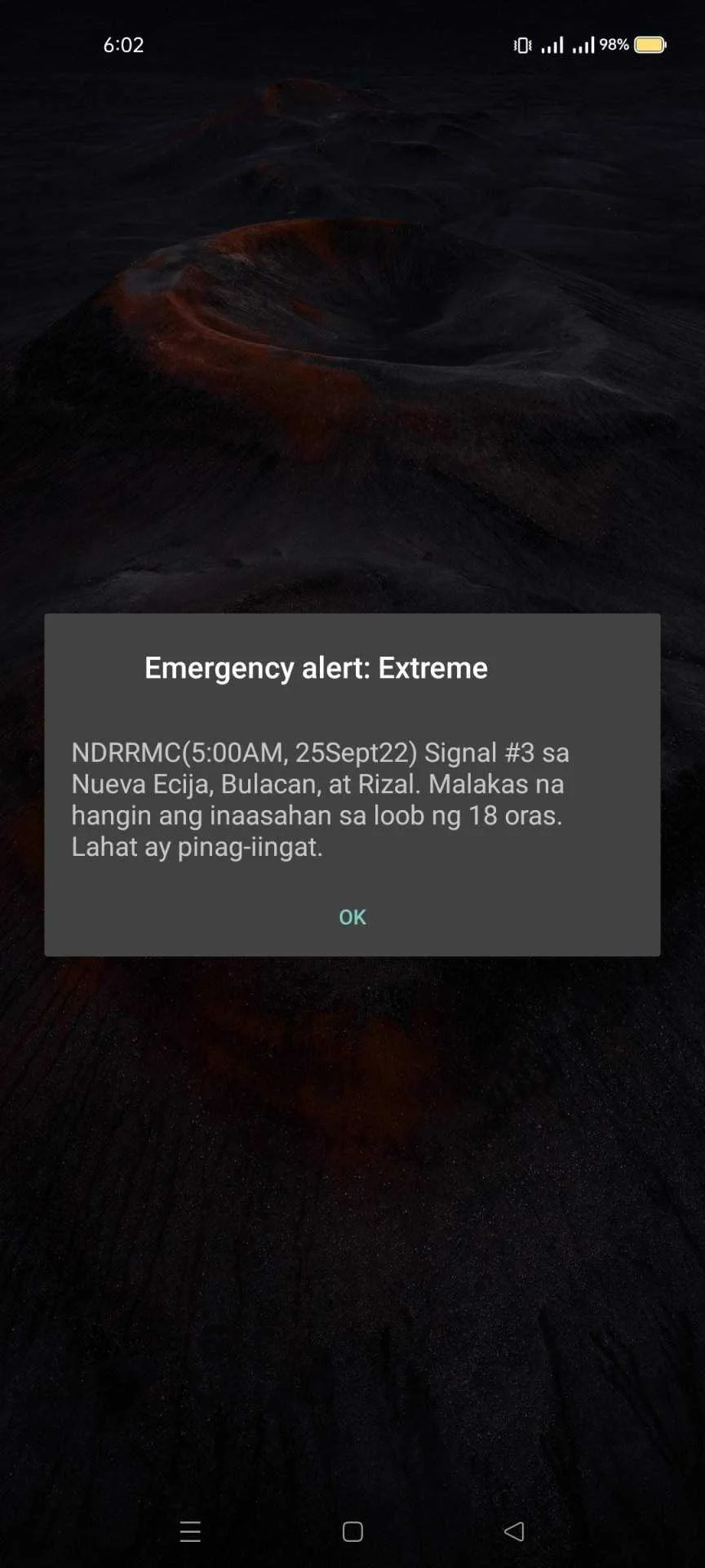 NDRRMC Typhoon alert