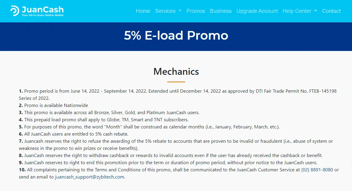 JuanCash 5% E-Load Promo.webp
