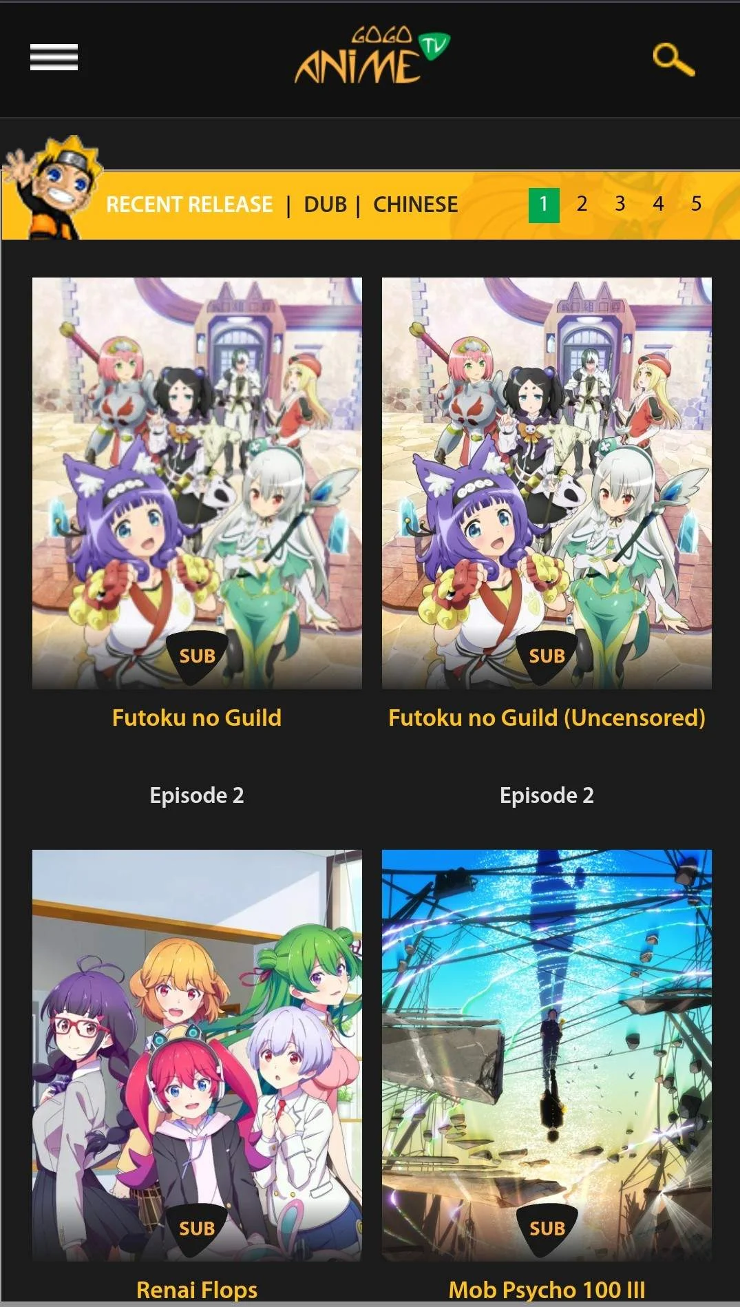 Best websites to watch films / animes