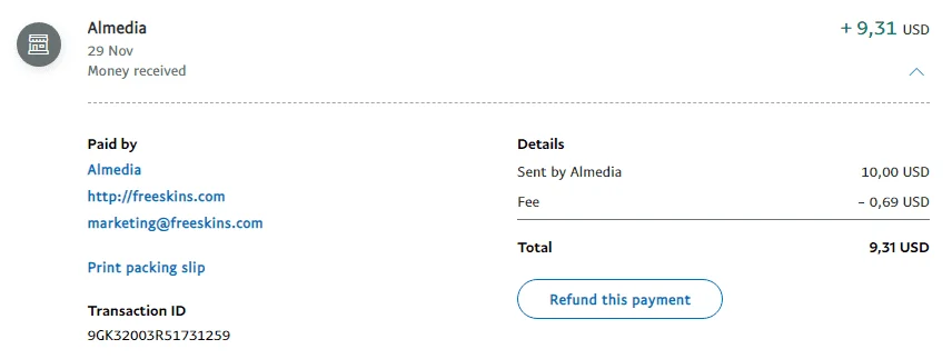 freeskins payment proof.webp