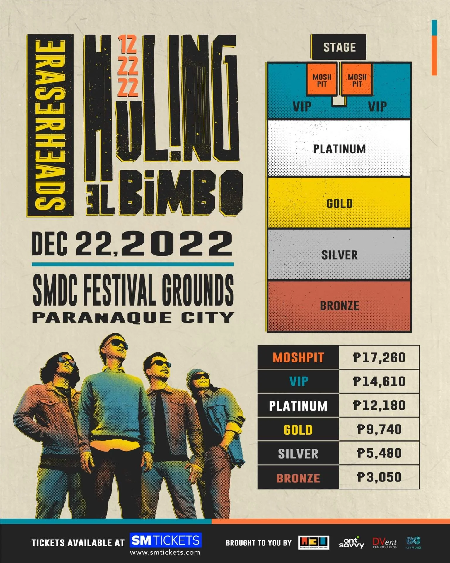 ERASERHEADS: Huling El Bimbo Reunion 2022 Ticket