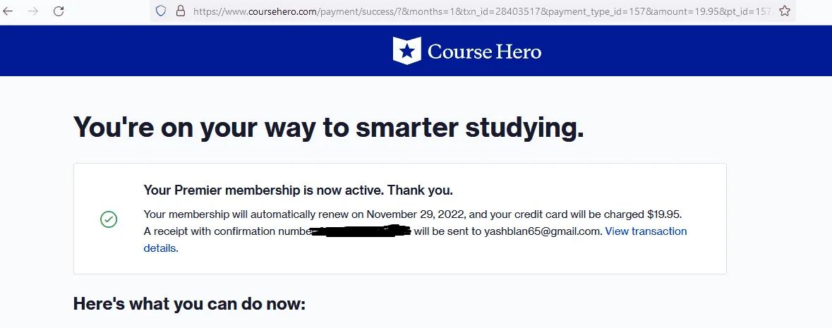 COURSEHERO ACCOUNT! 1 MONTH! GIVEAWAY BILIS!
