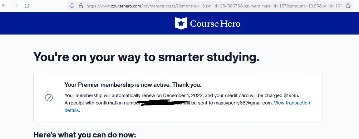COURSEHERO 1MONTH ACCOUNT GIVEAWAY! PASOK!