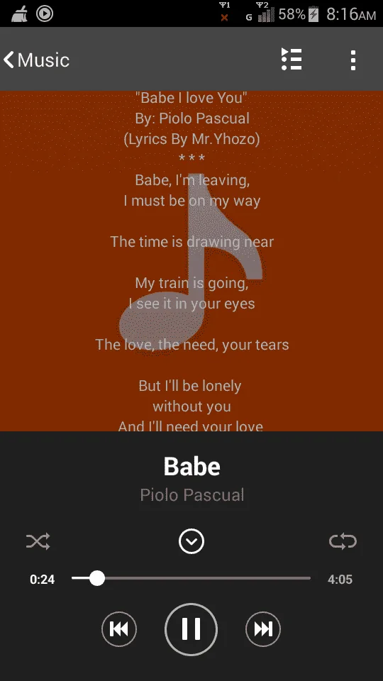 Lyrics request