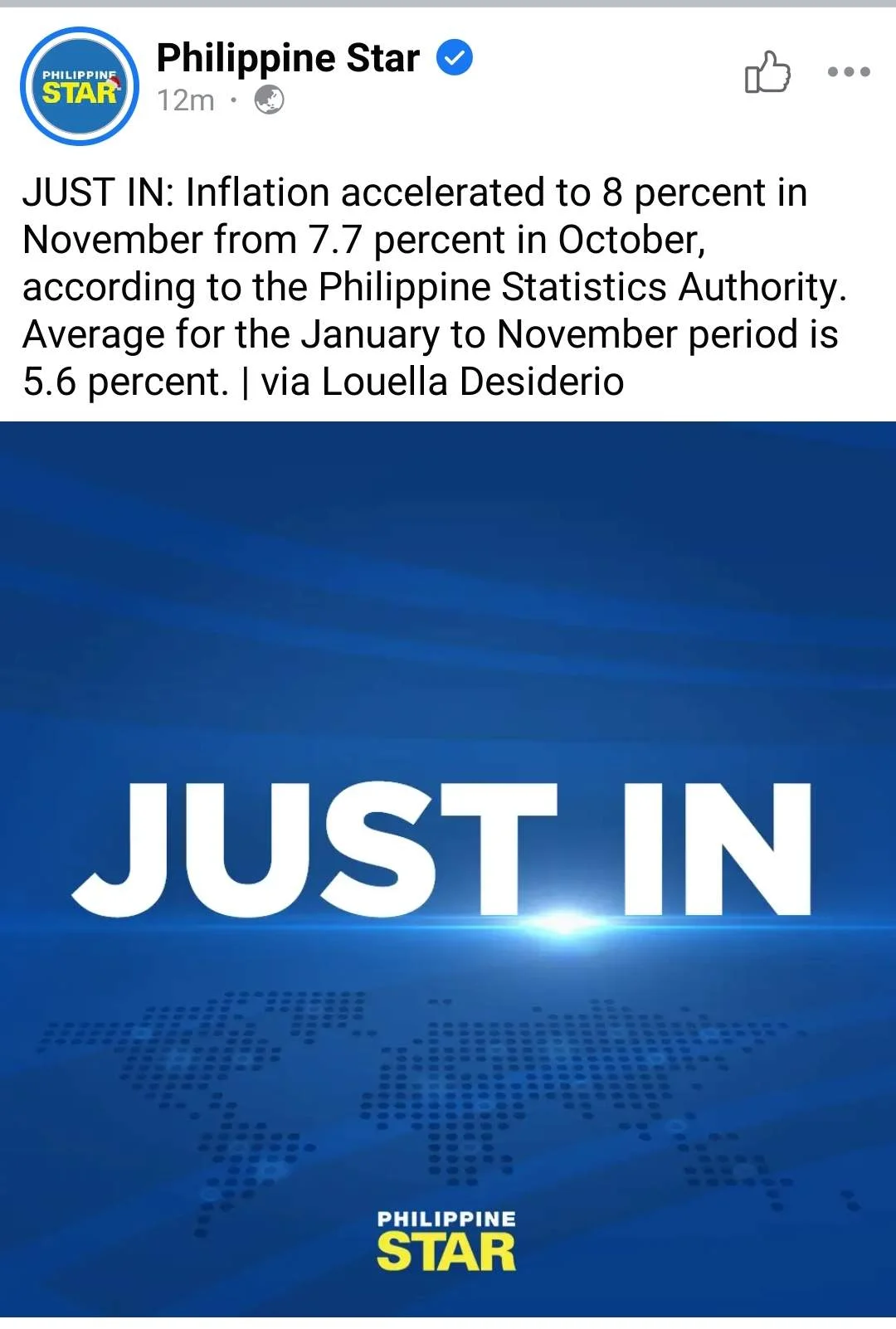 Masamang balita nanaman para sa atin ito Inflation tumaas.