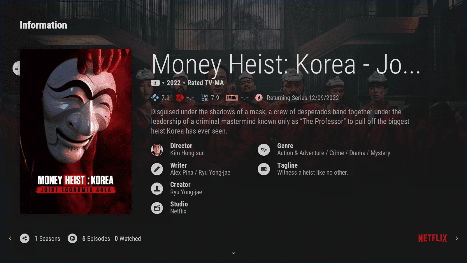 Money Heist: Korea - Joint Economic Area - Part 1 (2022) WEB-DL 4K 2160p Dual Audio Korea And Tagalog w/English Sub