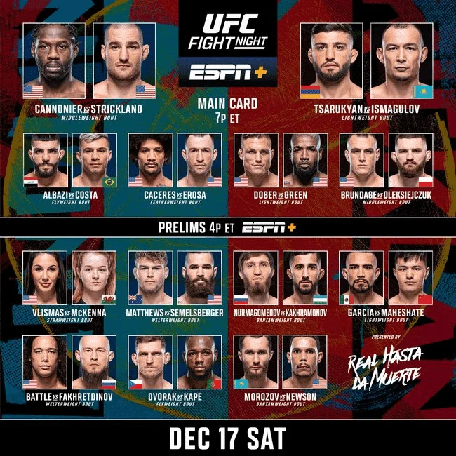 UFC FN 216 | CANNONIER VS STRICKLAND | WEBDL | TB