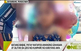 4 Anyos Batang Babae, Ginahasa at Ginilitan sa Pangasinan