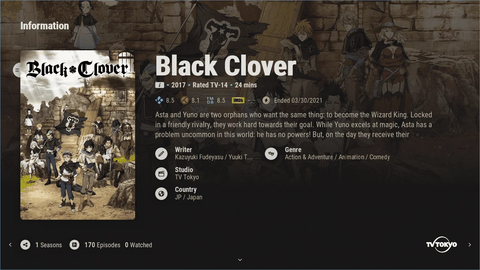 {MF}Black Clover (TV Series 2017-2021) Tagalog Dubbed 1080p