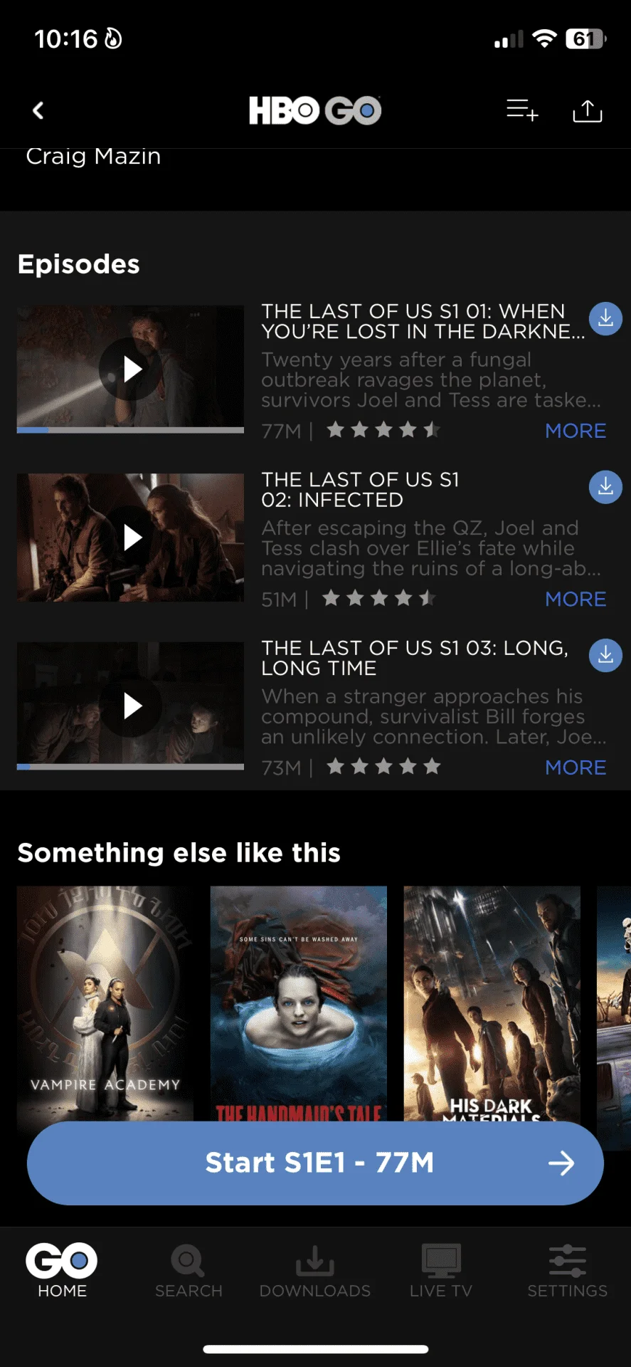 Episode 3 ng The last of Us. Meron na