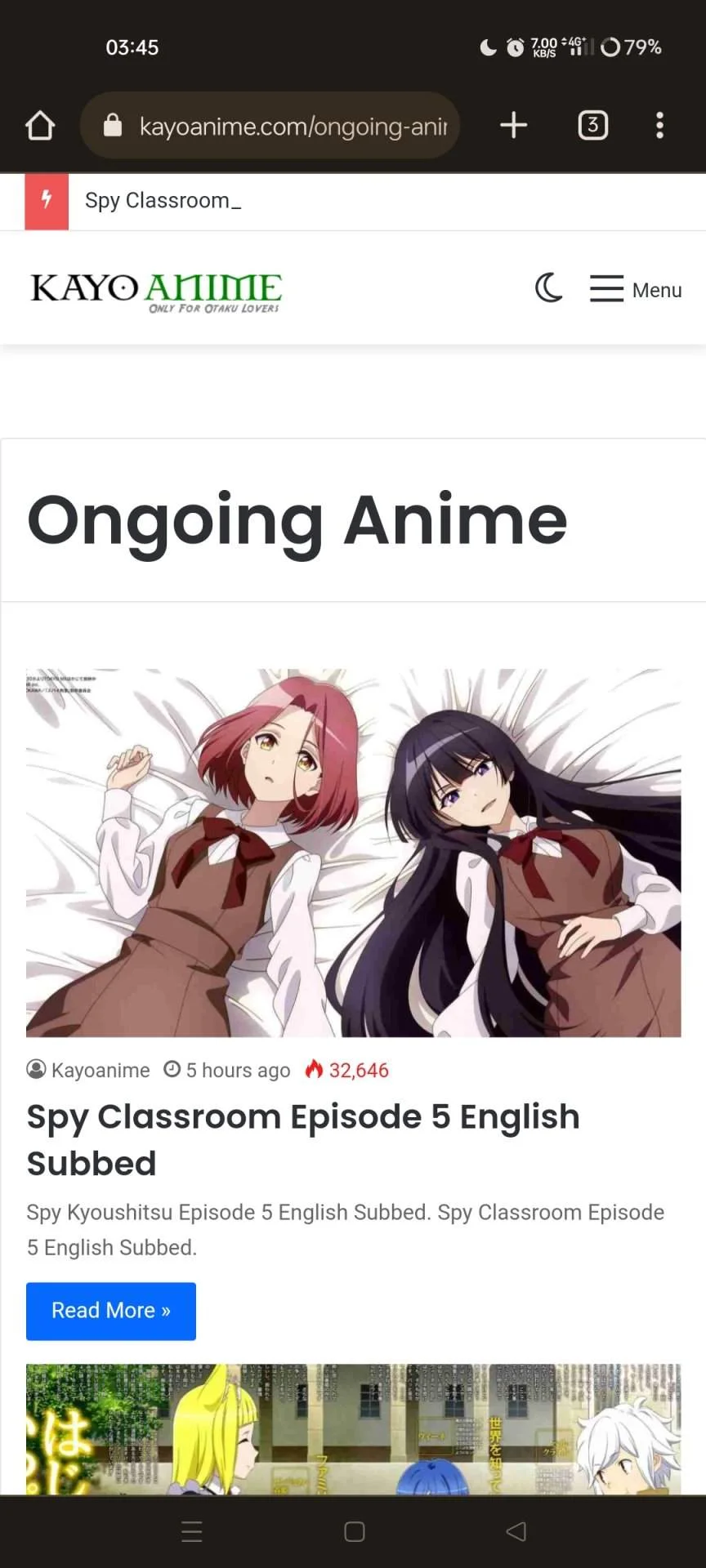 Site can download anime