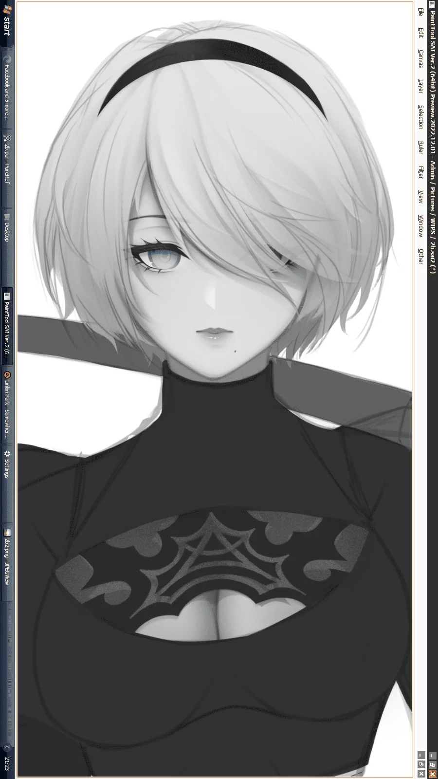 2b fanart by me