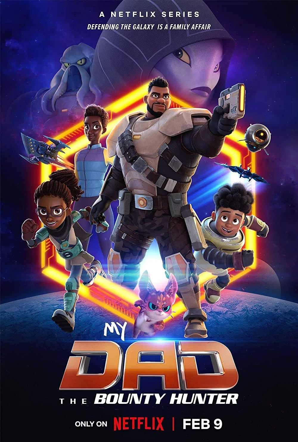 My Dad the Bounty Hunters 2023 | NF | Season 1 COMPLETED | 720p | WEBrip | x264 | English Sub
