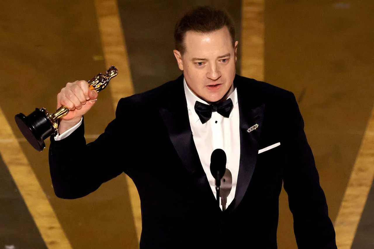 Brendan Fraser wins best actor Oscar for The Whale