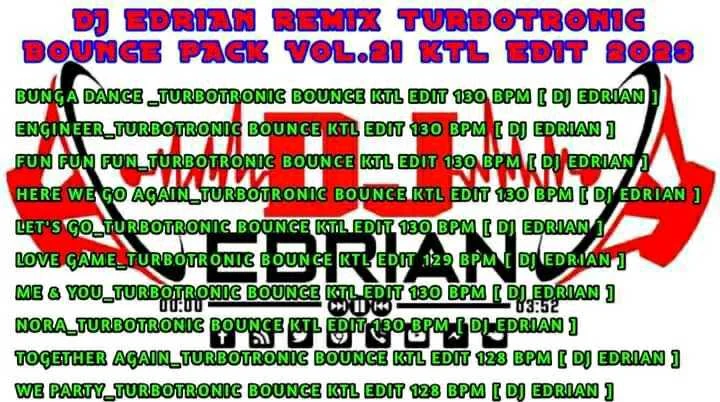 DJ Edrian Remix Turbotronic Bounce Vol. 1