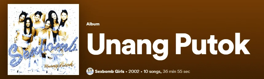 Unang Putok Album by SexBomb Girls