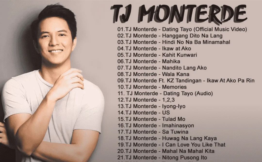 TJ Monterde - All songs