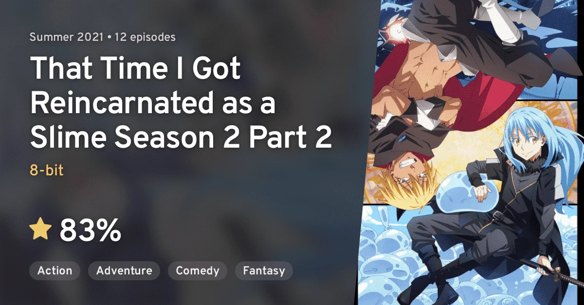 Tensei shitara Slime Datta Ken 2nd Season Part 2 COMPLETE