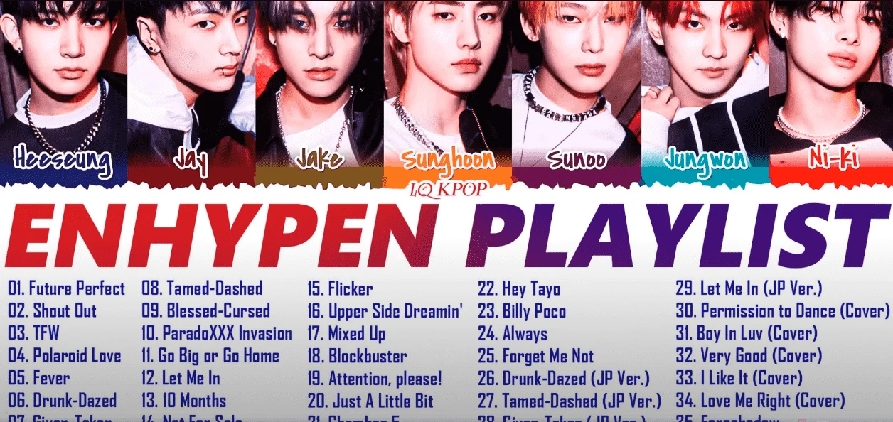 E N H Y P E N () ALL SONGS PLAYLIST