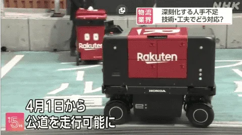 Luggage Robot Delivery sa Japan