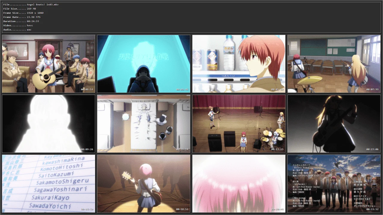Angel Beats! + Special [BD 1080p HEVC 10-bit AAC] [EN SUB] [DROPBOX]