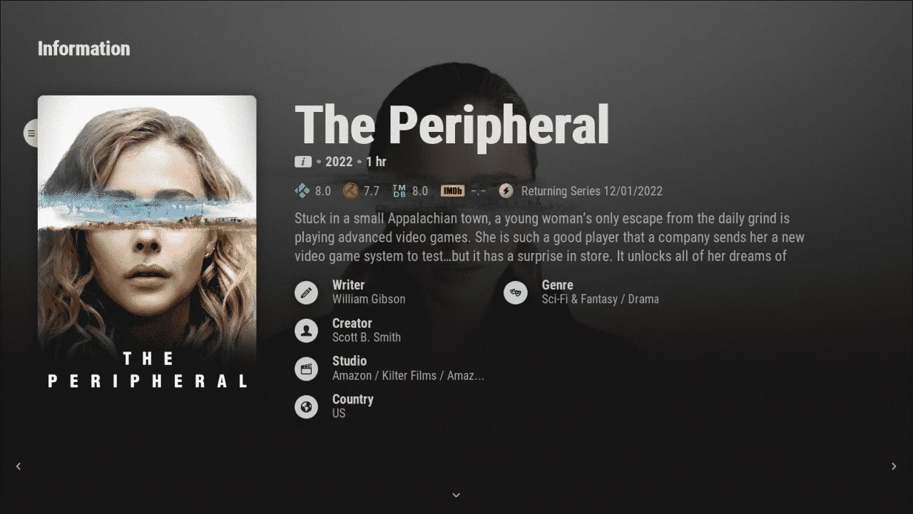 {MF}The Peripheral (2022) | AMZN | WEB-DL | 720p | 1080p | Tagalog Dubbed