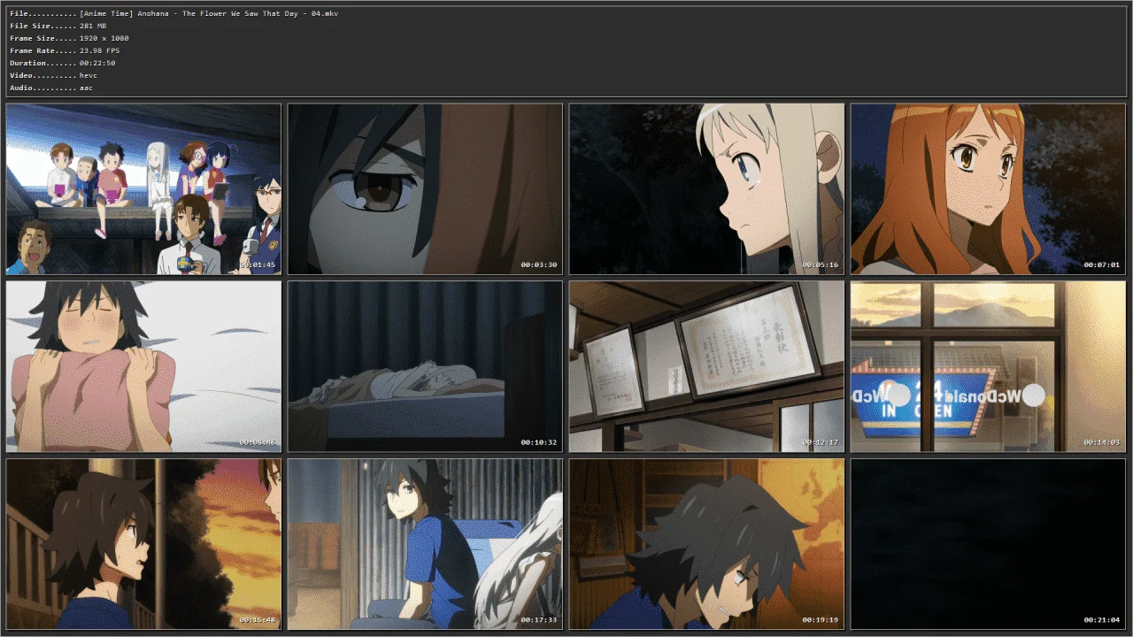 Anohana - The Flower We Saw That Day (S01 + Movie) [BD] [Dual Audio][1080p][HEVC 10bit x265][AAC][Eng Sub][OneDrive]