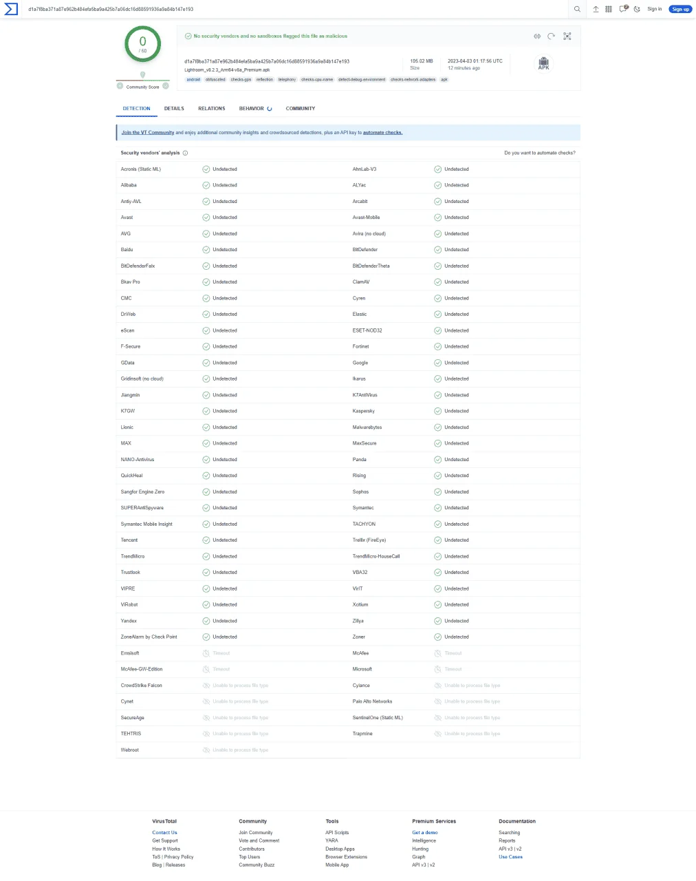 FireShot Capture 010 - VirusTotal - File - d1a7f8ba371a87e962b484efa5ba9a425b7a06dc16d885919_ ...png