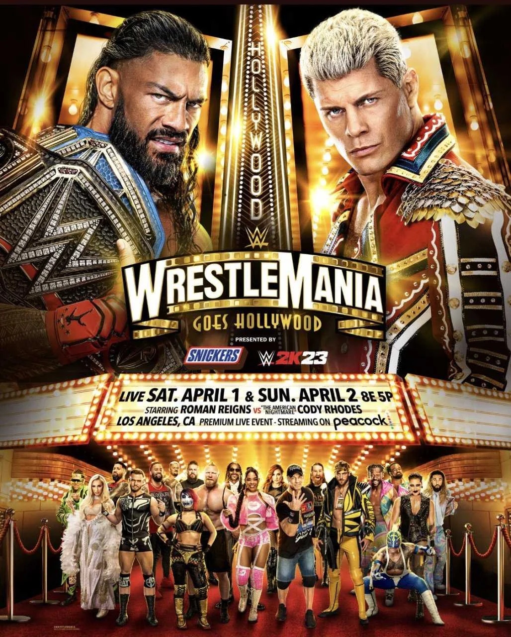 WWE Wrestlemania XXXIX 39 Part 2 720p 2CH x265 HEVC-PSA