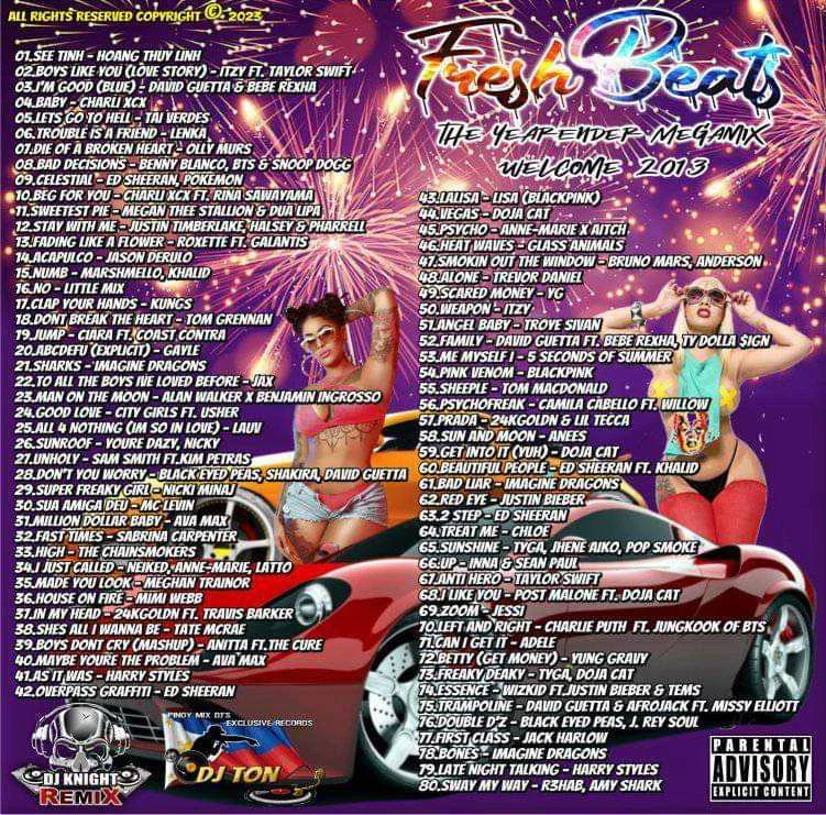 Freshbeats Year Ender Megamix