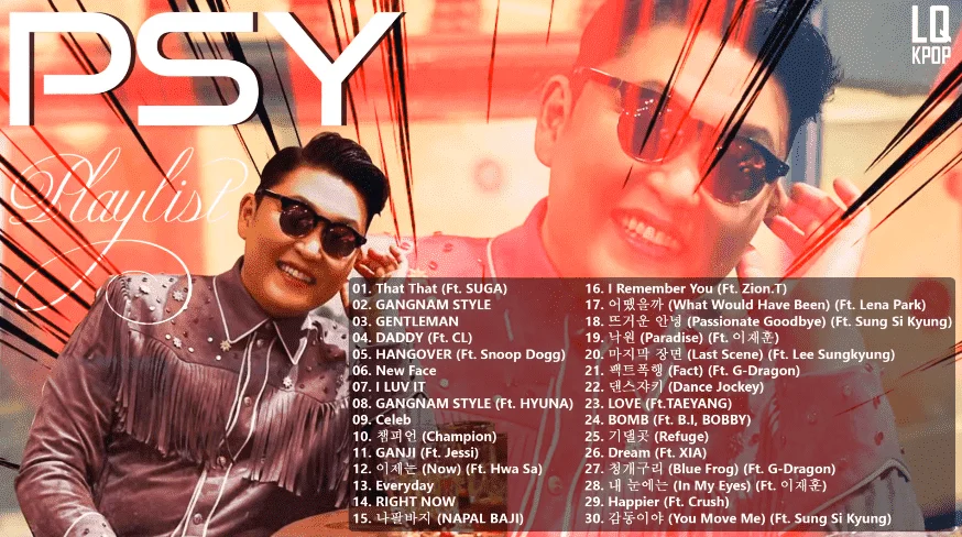 PSY BEST SONGS PLAYLIST